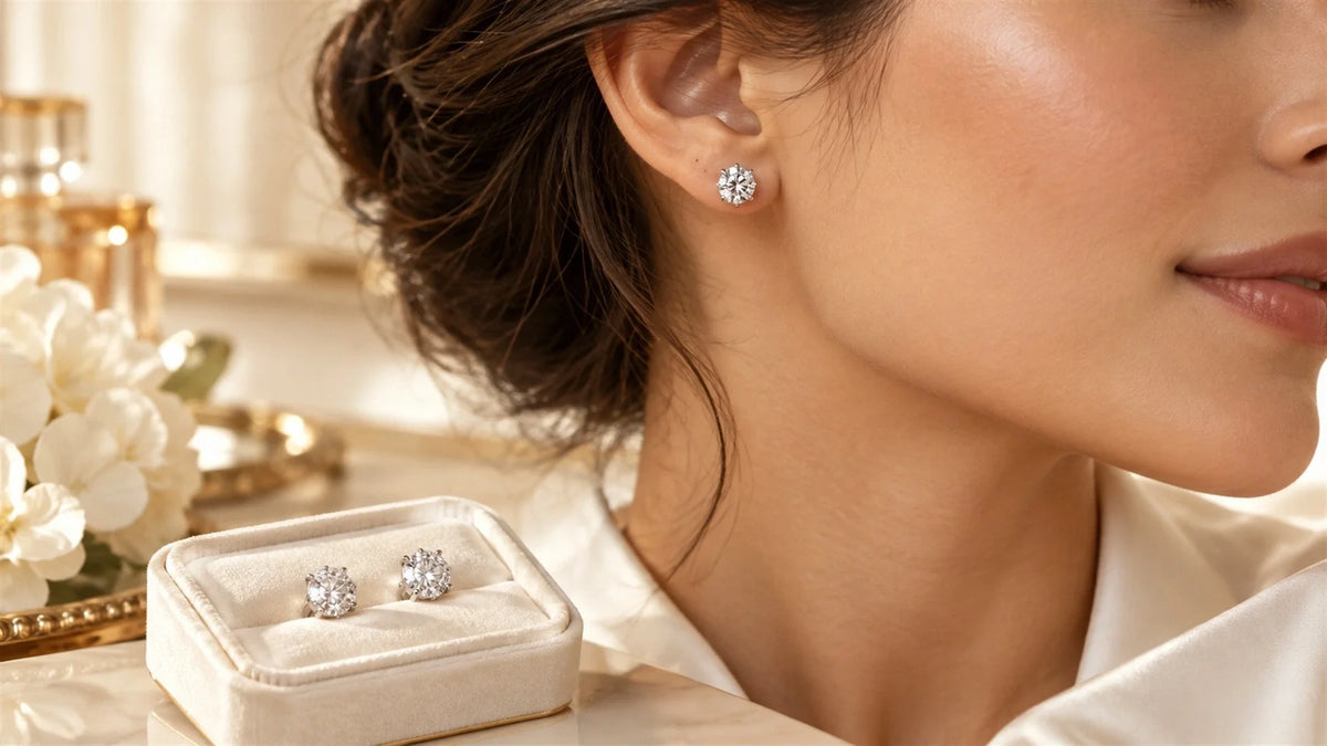 How to Choose Diamond Stud Earrings