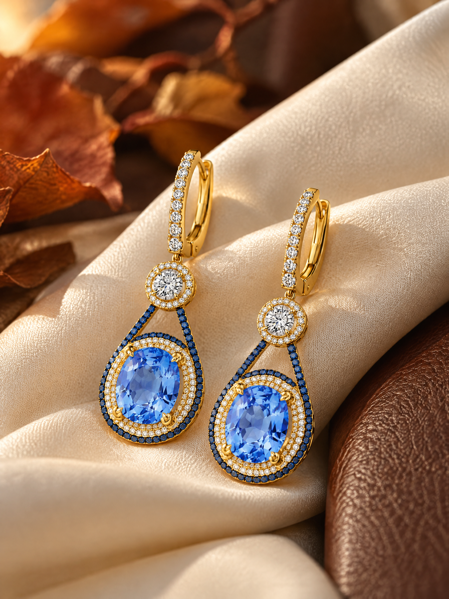 Oval Blue Saphire