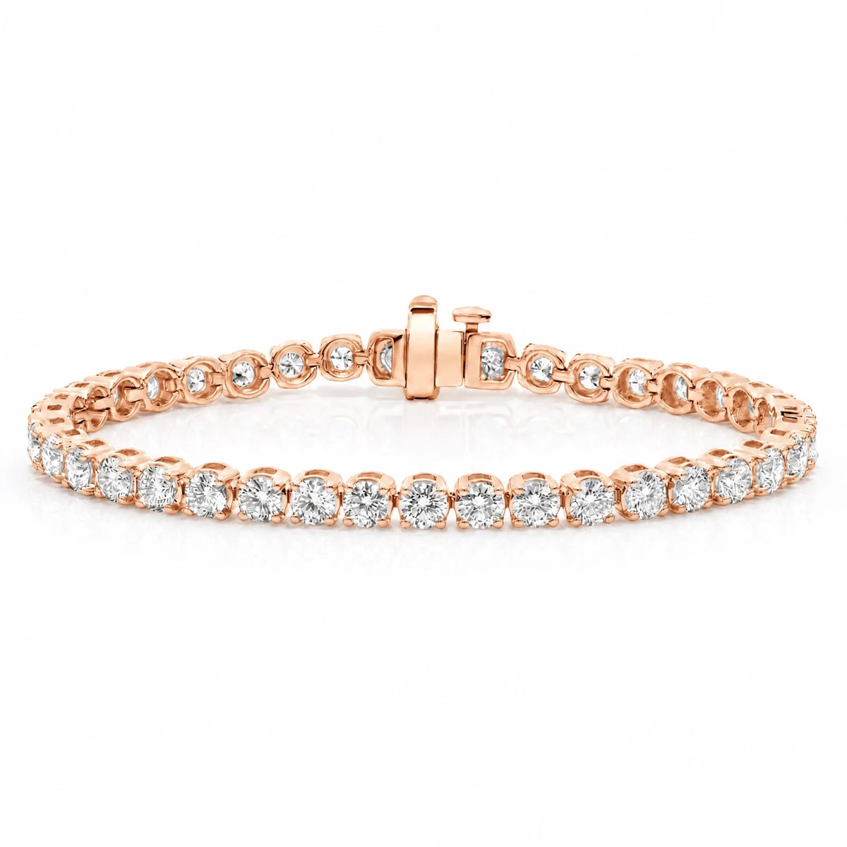 Royal Riviera Lab-Grown Diamond Tennis Bracelet - Rose Gold