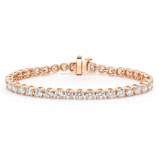 Royal Riviera Lab-Grown Diamond Tennis Bracelet - Rose Gold