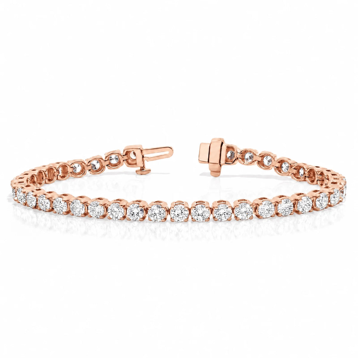 Royal Riviera Lab-Grown Diamond Tennis Bracelet - Rose Gold