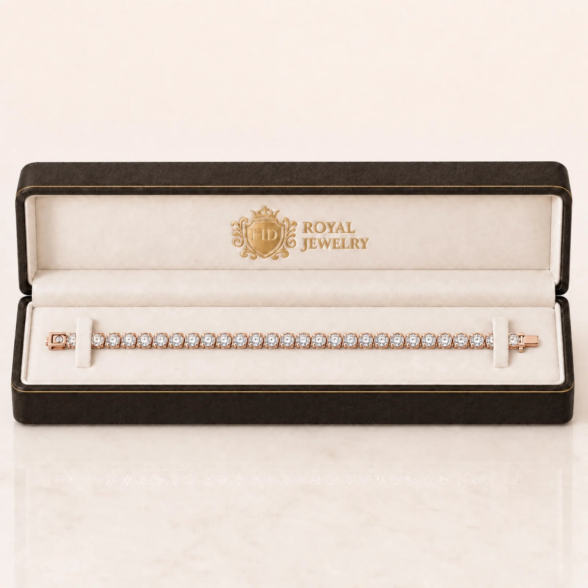Royal Riviera Lab-Grown Diamond Tennis Bracelet - Rose Gold