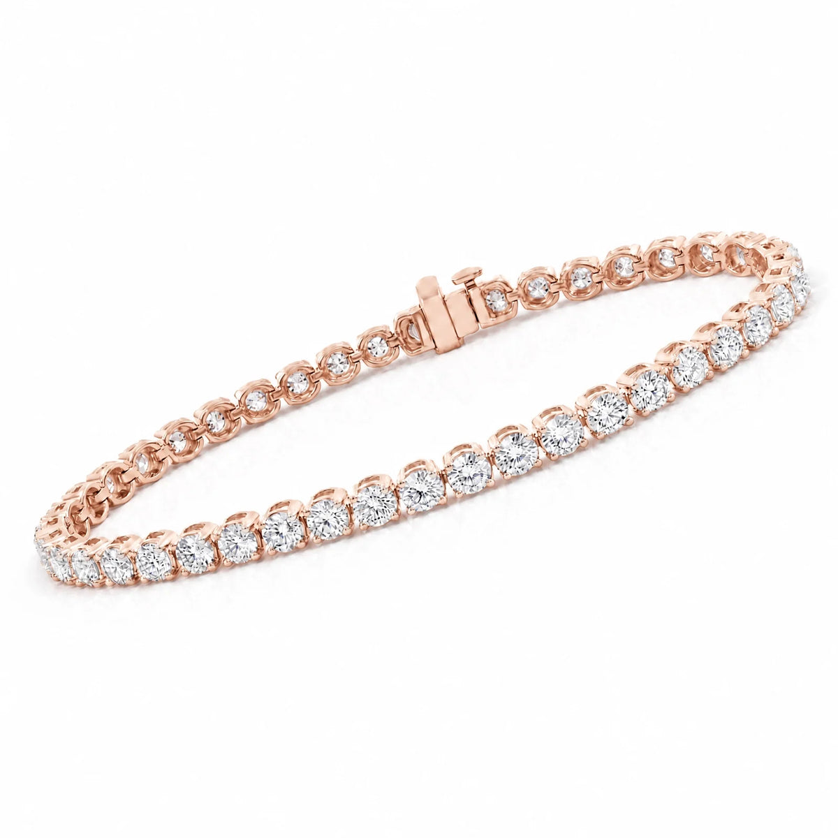 Royal Riviera Lab-Grown Diamond Tennis Bracelet - Rose Gold