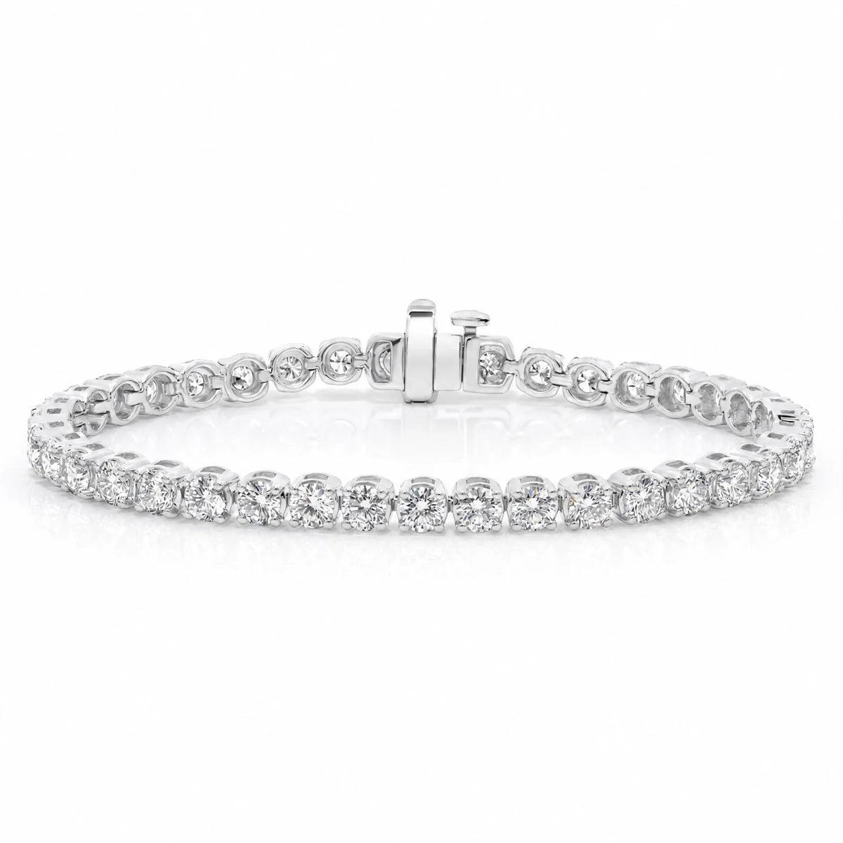 Royal Riviera Lab-Grown Diamond Tennis Bracelet - White Gold
