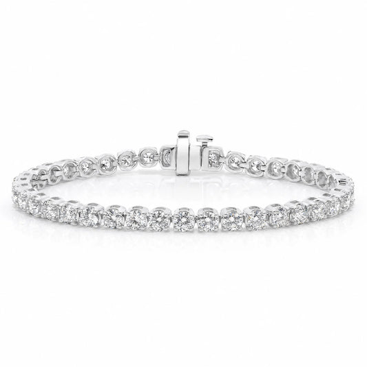 Royal Riviera Lab-Grown Diamond Tennis Bracelet - White Gold