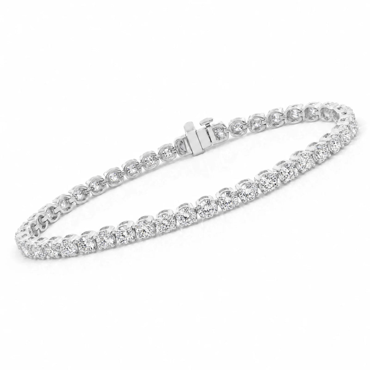 Royal Riviera Lab-Grown Diamond Tennis Bracelet - White Gold