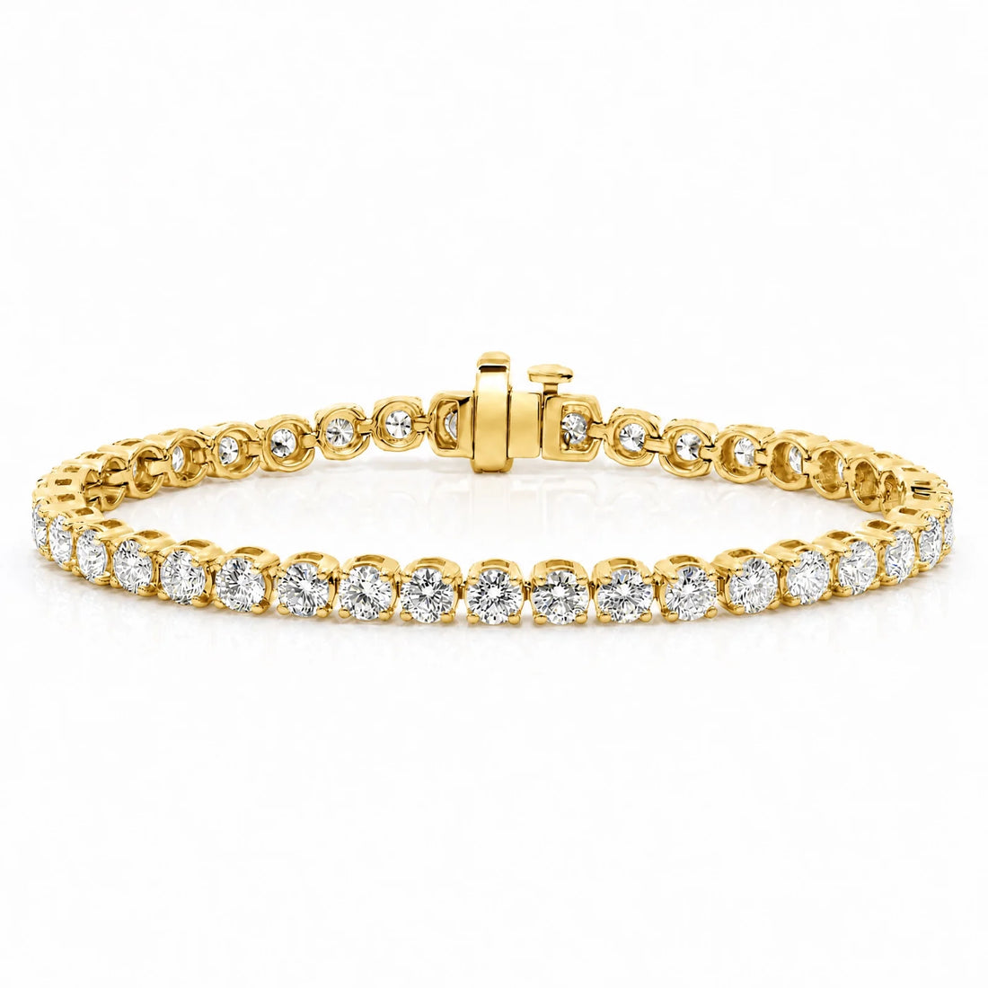 Royal Riviera Lab-Grown Diamond Tennis Bracelet - Yellow Gold