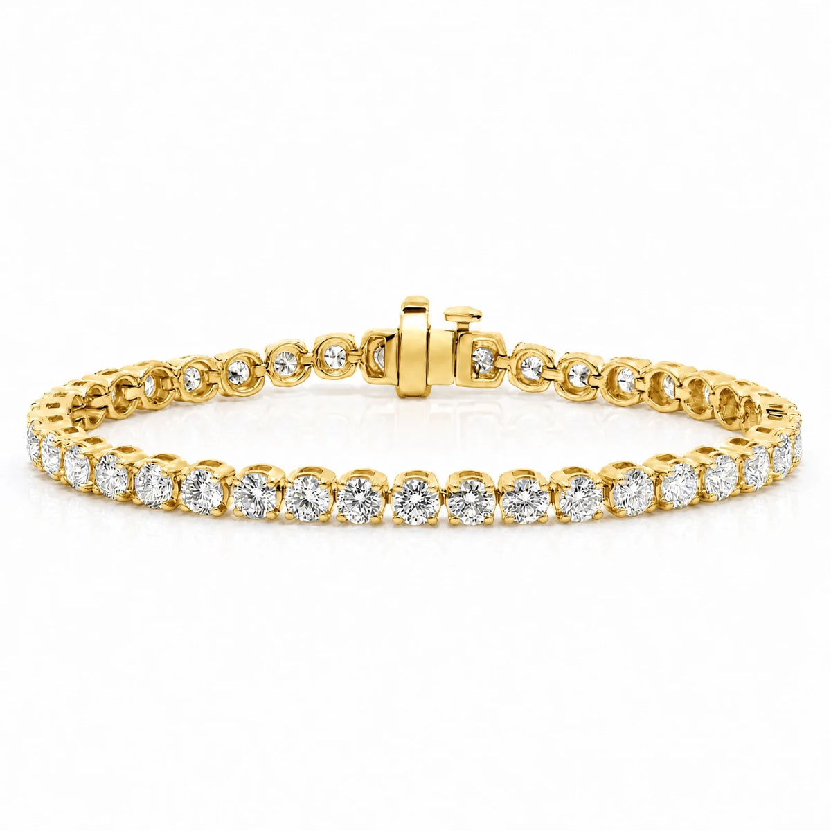 Royal Riviera Lab-Grown Diamond Tennis Bracelet - Yellow Gold