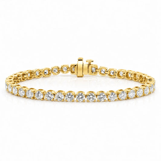 Royal Riviera Lab-Grown Diamond Tennis Bracelet - Yellow Gold