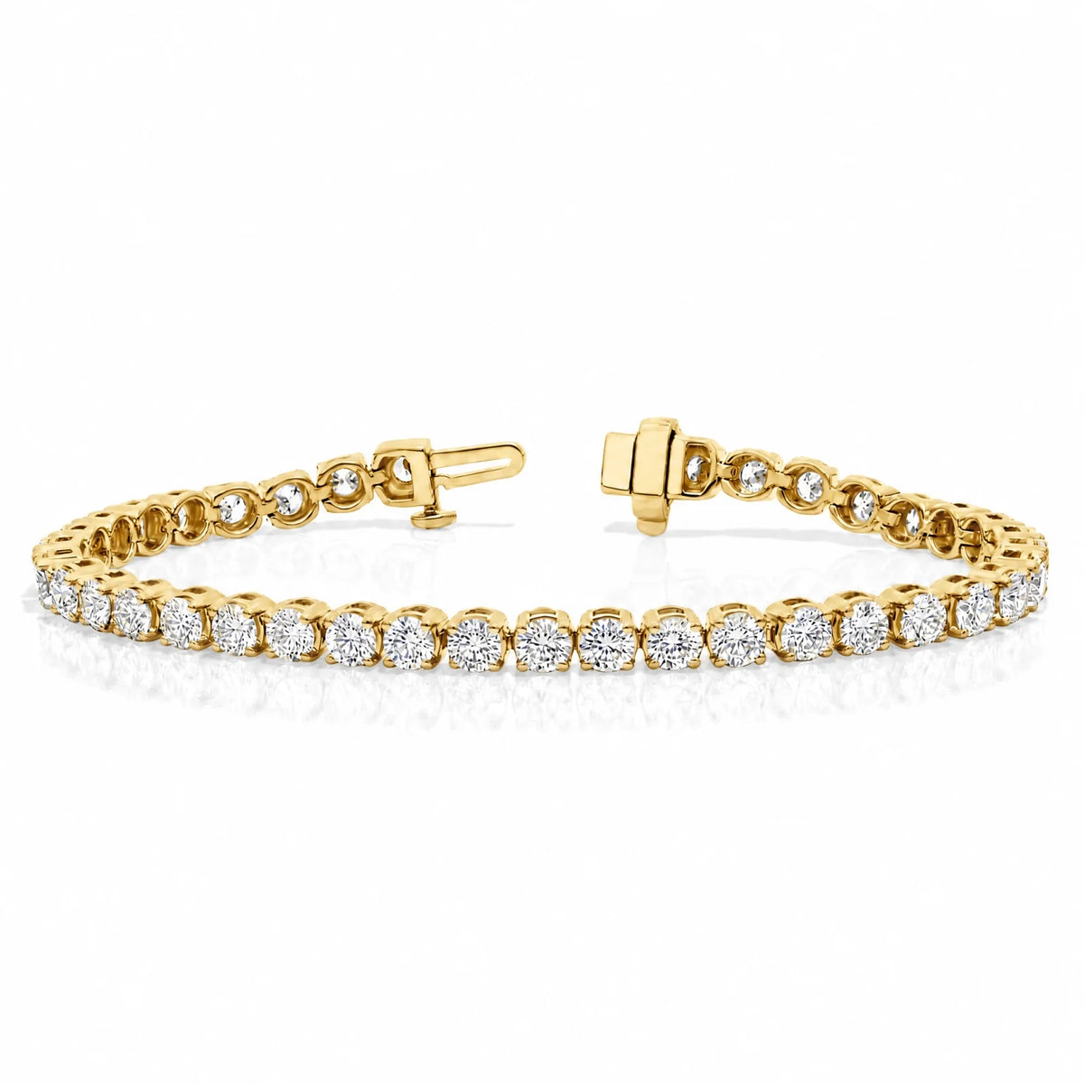 Royal Riviera Lab-Grown Diamond Tennis Bracelet - Yellow Gold