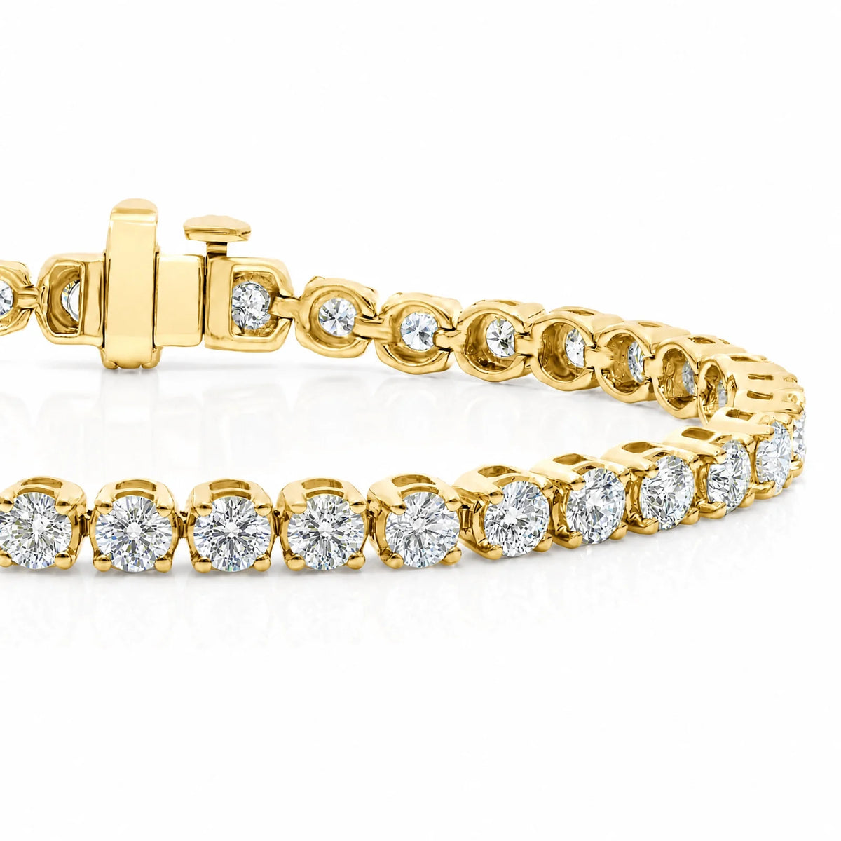 Royal Riviera Lab-Grown Diamond Tennis Bracelet - Yellow Gold