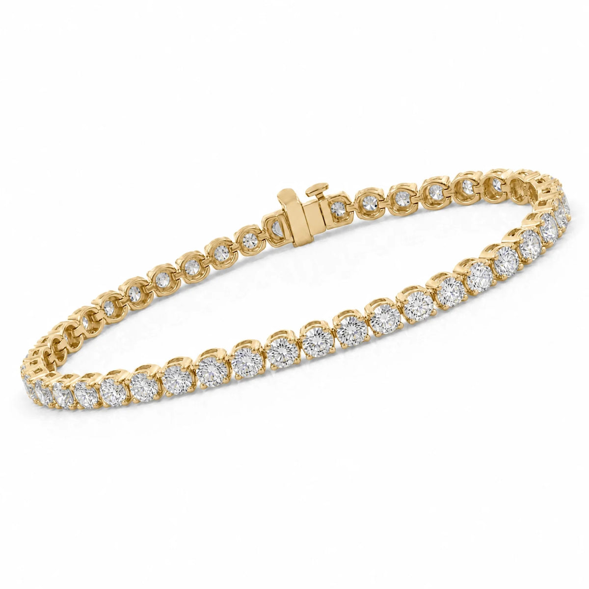Royal Riviera Lab-Grown Diamond Tennis Bracelet - Yellow Gold
